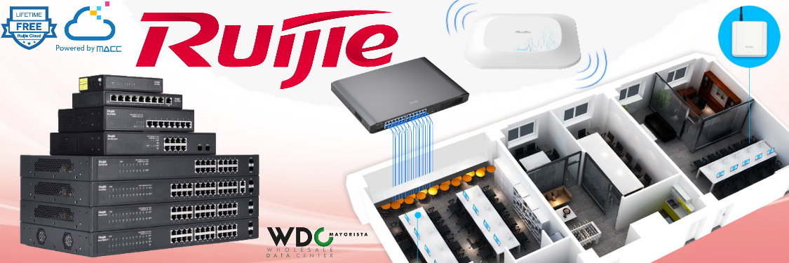 Rujie Networks, Rujie Cloud Mantenga sus equipos e información protegida con UPS y plantas eléctricas, garantizando la sostenibilidad eléctrica de su operación en 7*24*365