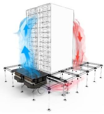 Circulacion de aire en DataCenter Accesorios como baldosas perforadas